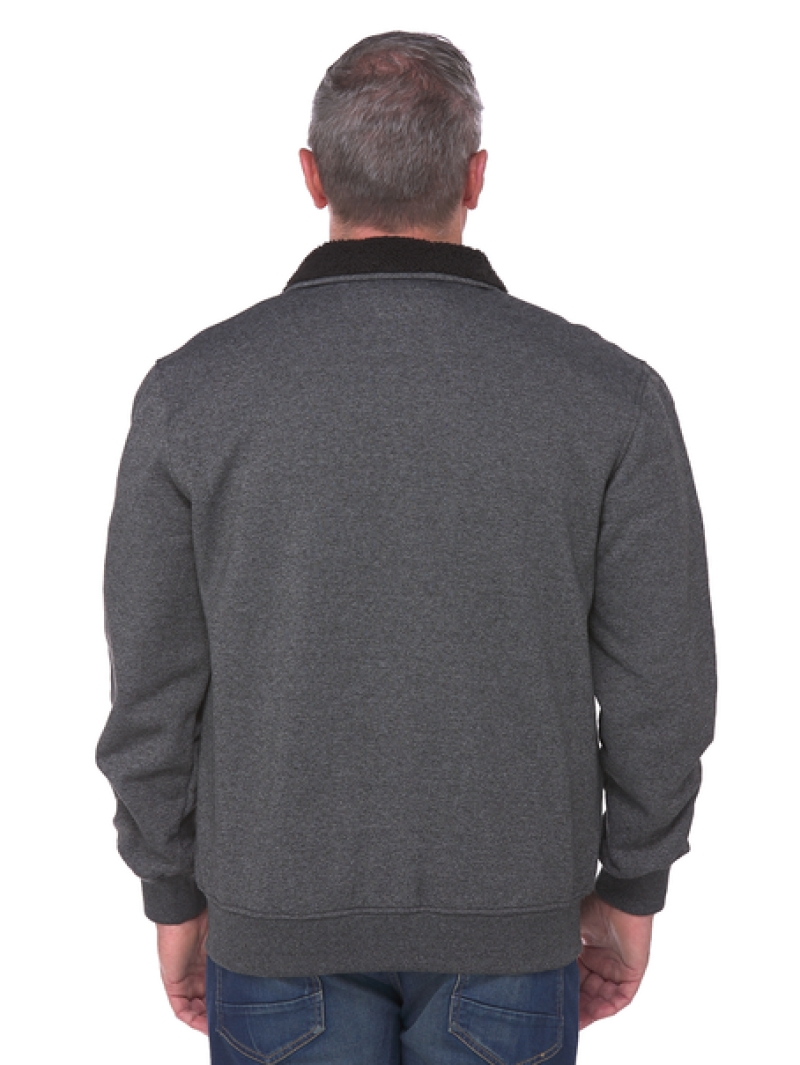 Jackets Cougars Full Zip Sherpa Lined Charcoal Jacket 4 Jackets Cougars Full Zip Sherpa Lined Charcoal Jacket - Image 2