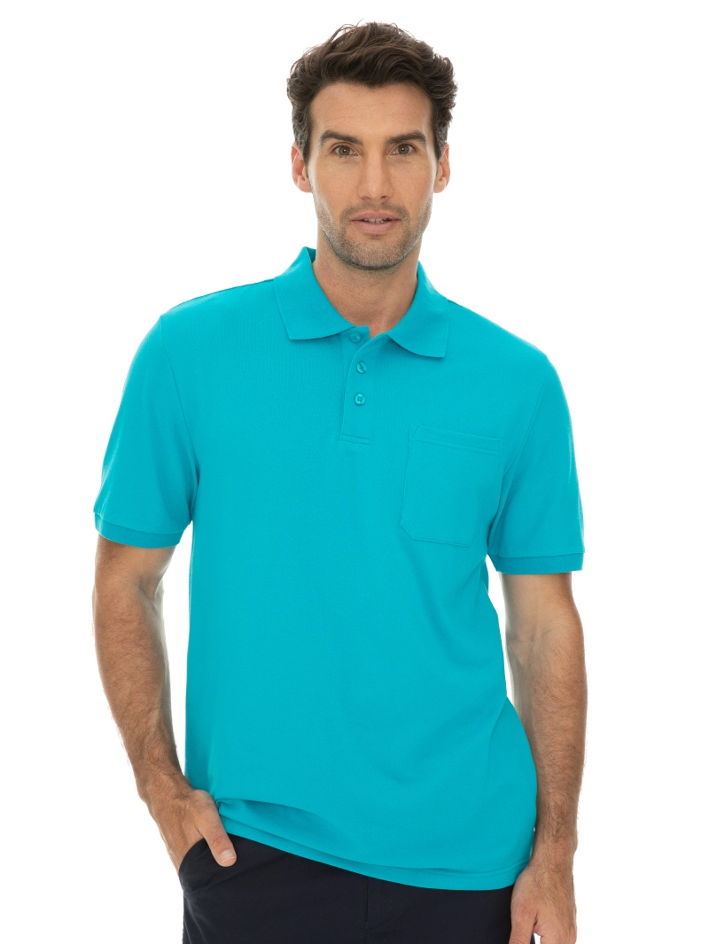 Polos Lowes Plain Bright Blue Stretch Polo 3 Polos Lowes Plain Bright Blue Stretch Polo