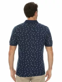 Polos Lowes Cocktail Print Polo Shirt Navy -Traders Country Sales 20220823 59113 b 1