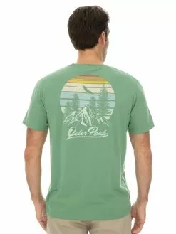 Outer Peak T-Shirts Mens Printed T-Shirt Green 7 Outer Peak T-Shirts Mens Printed T-Shirt Green -Traders Country Sales 20220823 59316 b 1