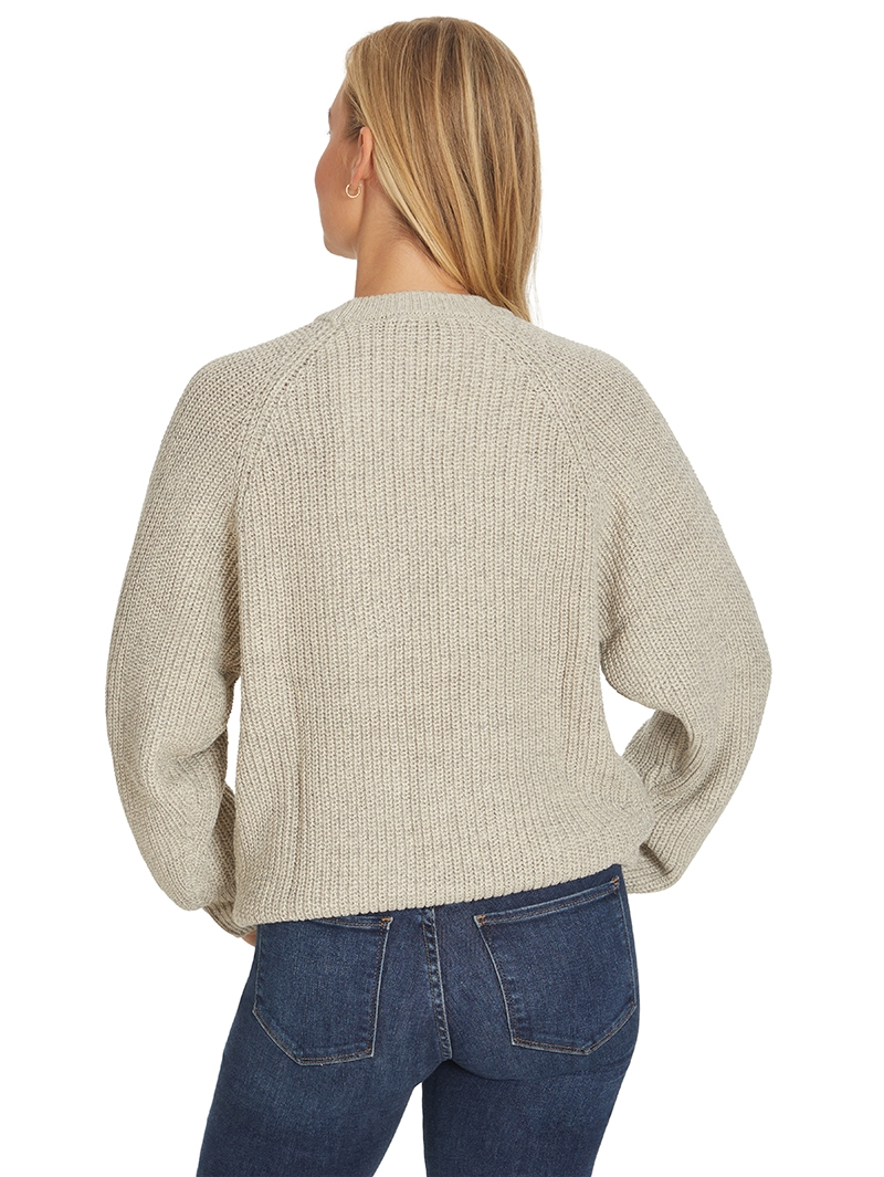 Lowes Tops Elliotts Shaker Knit Pullover Oatmeal Marle 3 Lowes Tops Elliotts Shaker Knit Pullover Oatmeal Marle - Image 2