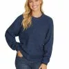 Elliotts Tops Unisex Blue Marle Loose Knit Jumper