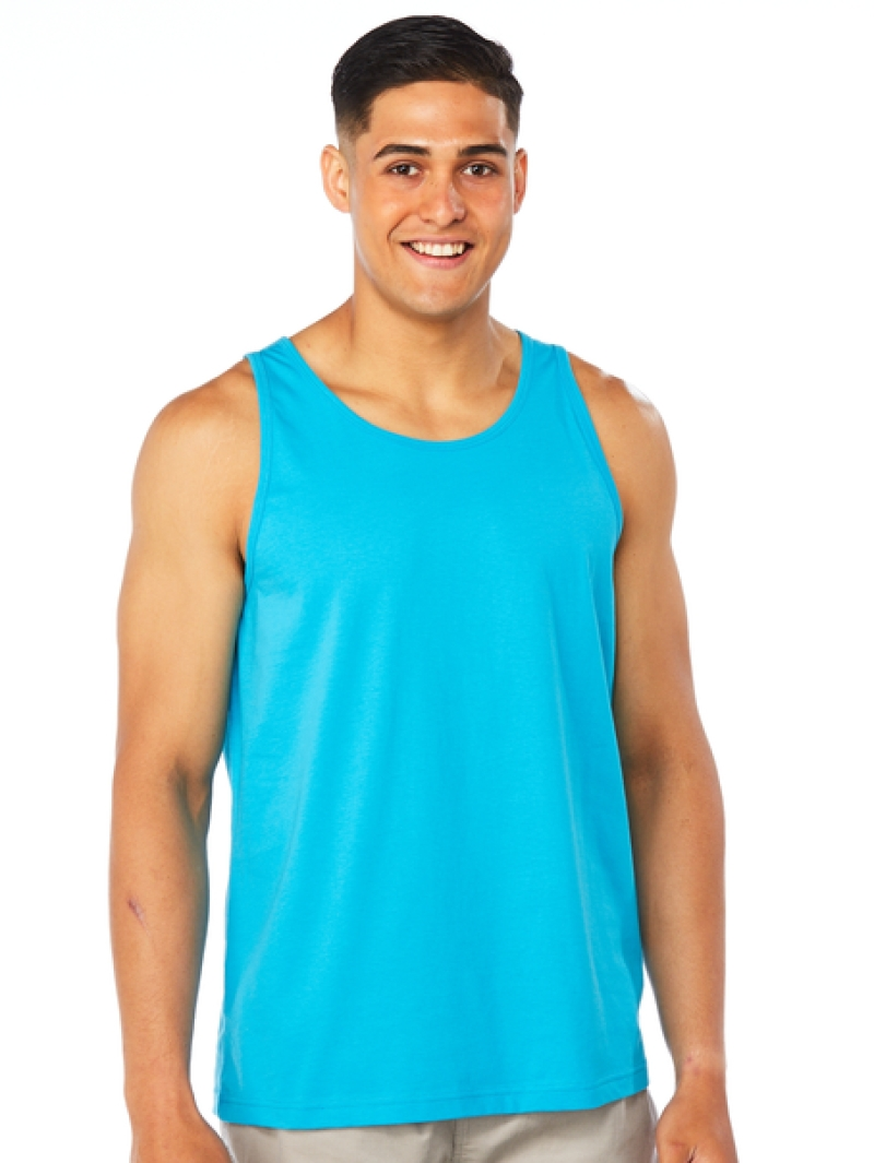 Singlets & Tanks Lowes Turquoise Basic Cotton Tank Top 3 Singlets & Tanks Lowes Turquoise Basic Cotton Tank Top