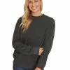 Tops Lowes Fleece Sloppy Joe In Charcoal Unisex -Traders Country Sales 28120 01