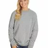 Tops Lowes Fleece Sloppy Joe In Grey Marle Unisex -Traders Country Sales 28125 01 unisex
