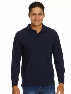 Long Sleeve Tops Lowes Navy Knitted Long Sleeve Polo 9 Long Sleeve Tops Lowes Navy Knitted Long Sleeve Polo -Traders Country Sales 28620 01 v2