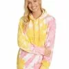 Tops Prodigy Unisex Yellow Pink Tie Dye Hoodie -Traders Country Sales 30651 01 unisex