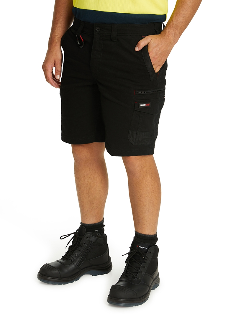Traders 308 Black Comfort Stretch Shorts 5 Traders 308 Black Comfort Stretch Shorts - Image 3