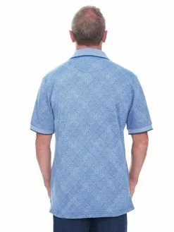 Polos Cougars Black & White Knit Striped Polo -Traders Country Sales 31580 3