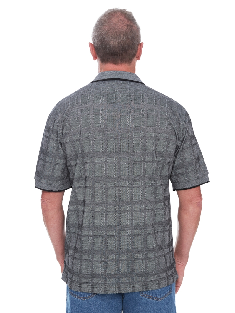 Polos Cougars Silver Knit Jacquard Polo 5 Polos Cougars Silver Knit Jacquard Polo - Image 3