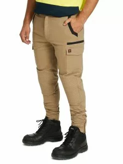 Trousers Traders 308 Khaki Stretch Work Pants