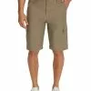 Traders Stretch Canvas Cargo Shorts Khaki
