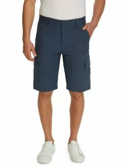 Traders Stretch Canvas Cargo Shorts Blue