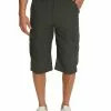 Elliotts Microfibre 3/4 Cargo Shorts Khaki - Elastic Waist -Traders Country Sales 36111 1