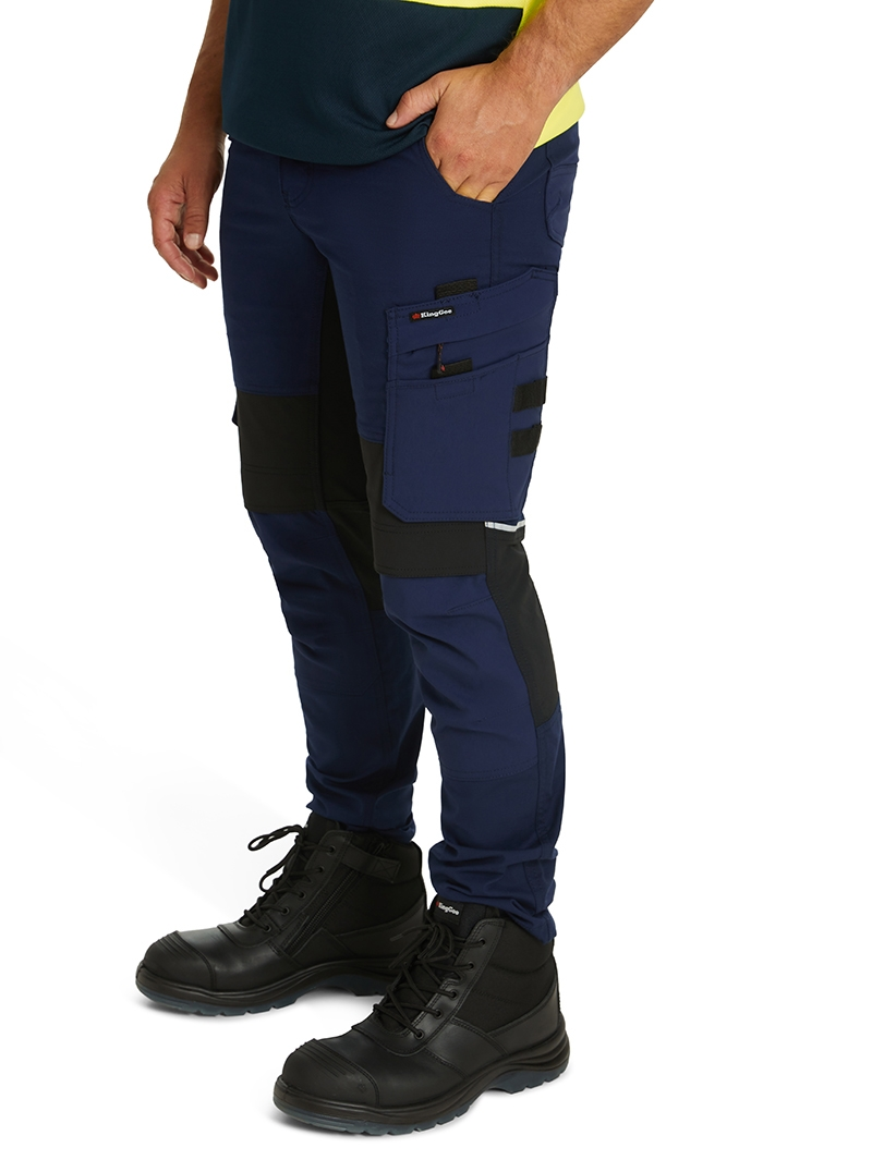 Trousers King Gee Navy Quantum Stretch Ripstop Workpants 4 Trousers King Gee Navy Quantum Stretch Ripstop Workpants - Image 2
