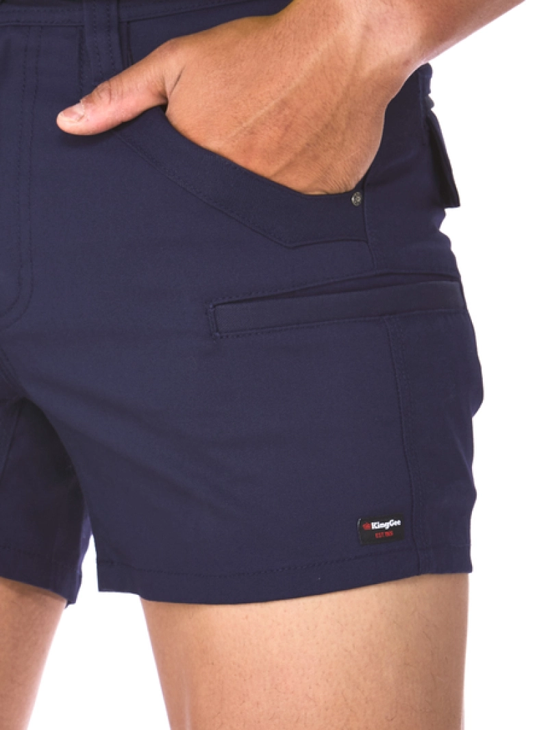 King Gee Navy Utility Short Leg Shorts 4 King Gee Navy Utility Short Leg Shorts - Image 2