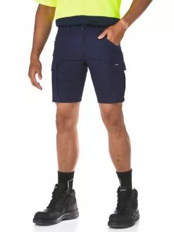 King Gee Navy Utility Straight Leg Shorts