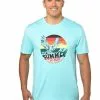 T-Shirts Lowes Mint Summer Of Surf Print T-Shirt -Traders Country Sales 41041 1626 org