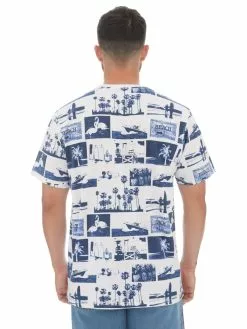 T-Shirts Lowes White Postcard Vacation Printed T-Shirt -Traders Country Sales 41050 white 3 new