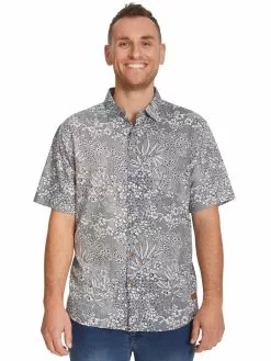 Shirts Prodigy White Floral Print Short Sleeve Shirt