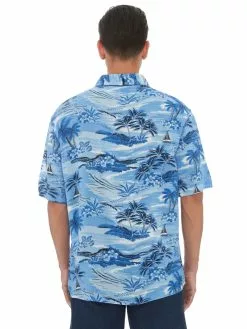 Shirts Lowes Blue Island Rayon Short Sleeve Shirt -Traders Country Sales 42337 3 new ivan