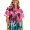 Tops Lowes Unisex Purple Oasis Hawaiian Shirt -Traders Country Sales 42439 1