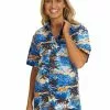 Tops Lowes Unisex Blue Hawaii Print Hawaiian Shirt -Traders Country Sales 42447 1