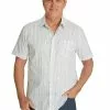 Shirts Elliotts White Blue Line Print Shirt -Traders Country Sales 42571 1