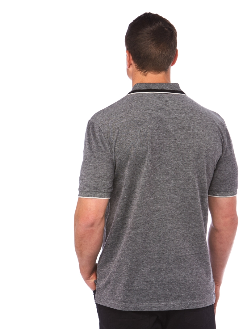 Polos Lowes Charcoal Birdseye Polo 4 Polos Lowes Charcoal Birdseye Polo - Image 2