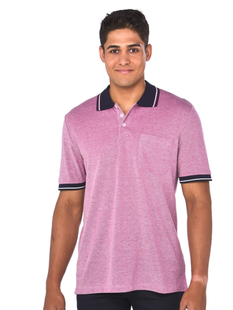 Polos Lowes Pink Cotton Rich Birdseye Polo 3 Polos Lowes Pink Cotton Rich Birdseye Polo
