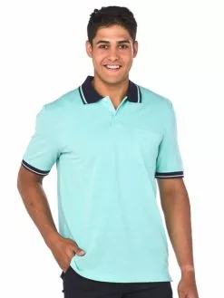 Polos Lowes Lime Green Cotton Rich Birdseye Polo