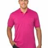 Polos Lowes Plain Bright Pink Stretch Polo -Traders Country Sales 43134 1590 org