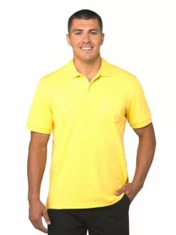 Polos Lowes Plain Sunshine Yellow Stretch Polo