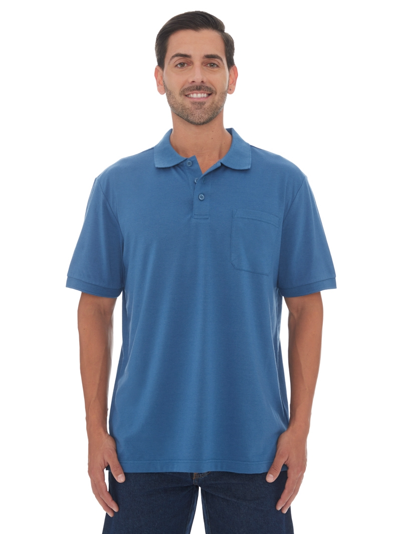 Polos Lowes Denim Plain Knit Polo 3 Polos Lowes Denim Plain Knit Polo