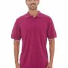 Polos Lowes Fuchsia Pink Plain Knit Polo -Traders Country Sales 43145 1 new 1