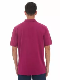 Polos Lowes Fuchsia Pink Plain Knit Polo -Traders Country Sales 43145 3 new 1