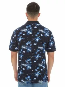 Polos Lowes Navy & Blue Print Polo 7 Polos Lowes Navy & Blue Print Polo -Traders Country Sales 43326 3 new