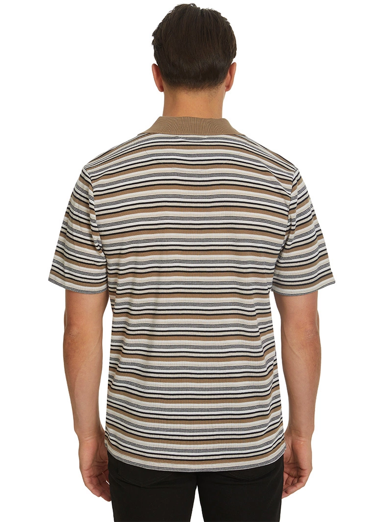 Polos Lowes Navy Yarn Dyed Stripe Polo 4 Polos Lowes Navy Yarn Dyed Stripe Polo - Image 2