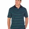 Polos Lowes Indigo & Aquamarine Stripe Knit Polo -Traders Country Sales 43478 313 org