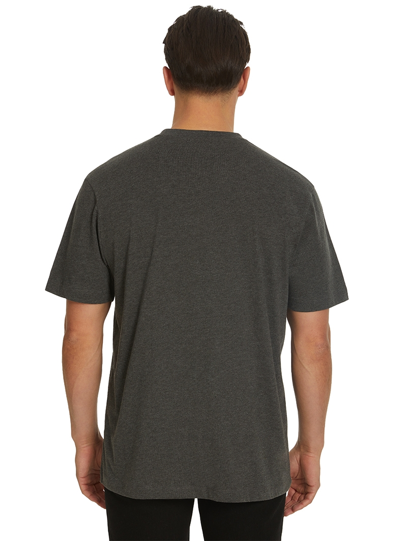 T-Shirts Lowes Charcoal Super Dad Slogan Print T-Shirt 4 T-Shirts Lowes Charcoal Super Dad Slogan Print T-Shirt - Image 2