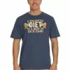 T-Shirts Lowes A Balanced Diet Slogan Indigo T-Shirt -Traders Country Sales 43615 kyle 1