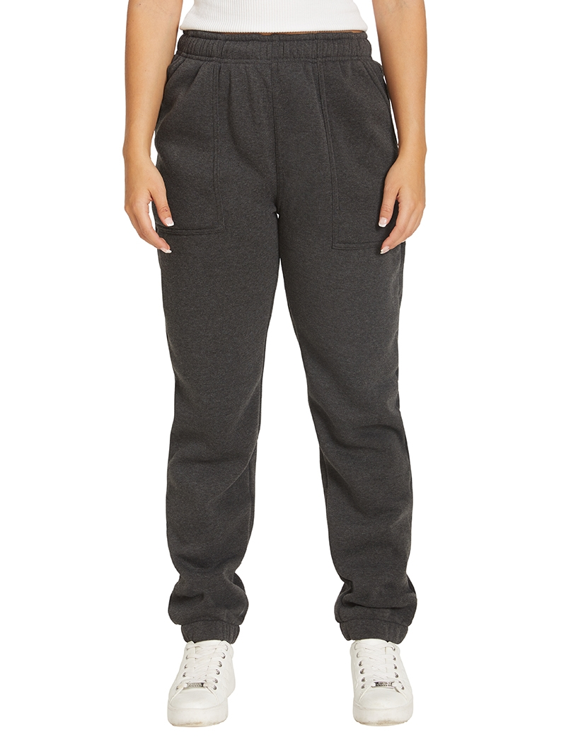 Lowes Unisex Charcoal Fleece Trackpants 3 Lowes Unisex Charcoal Fleece Trackpants