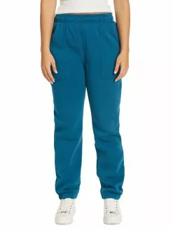 Bottoms Lowes Unisex Teal Knitted Fleece Trackpants