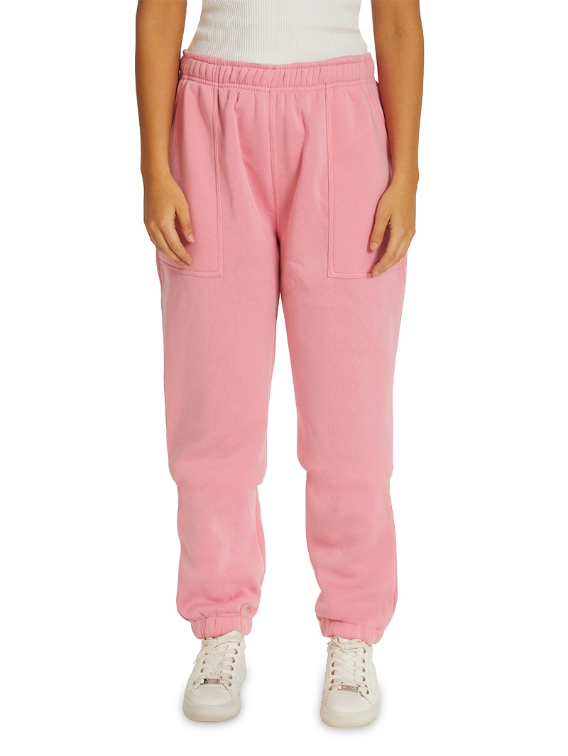 Bottoms Lowes Unisex Pink Flamingo Fleece Trackpants 4 Bottoms Lowes Unisex Pink Flamingo Fleece Trackpants - Image 2