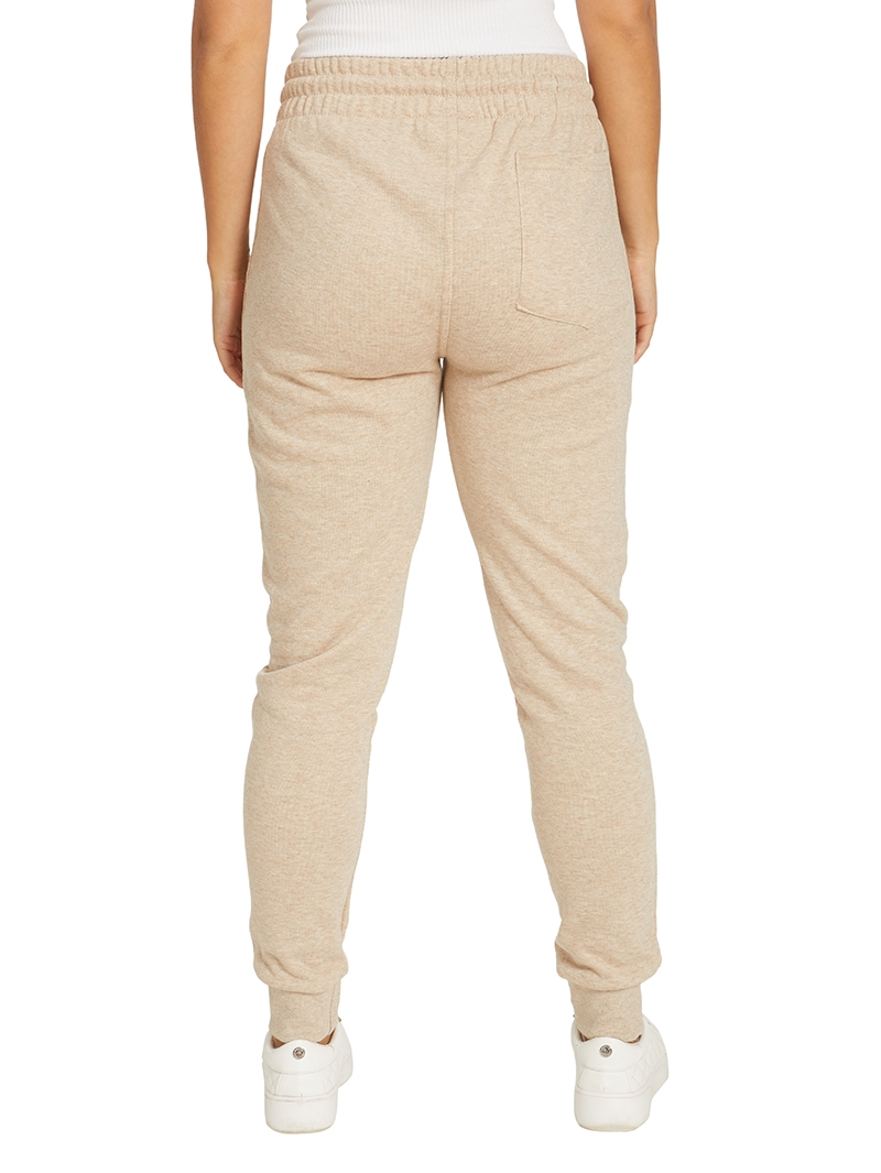 Lowes Unisex Oatmeal Fleece Skinny Trackpants 5 Lowes Unisex Oatmeal Fleece Skinny Trackpants - Image 3