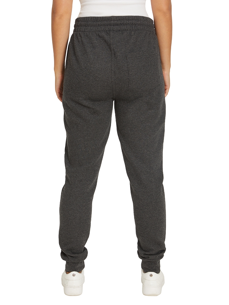 Lowes Unisex Charcoal Fleece Skinny Trackpants 5 Lowes Unisex Charcoal Fleece Skinny Trackpants - Image 3