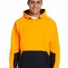 Winter Wear Traders 308 Orange Hi Vis Fleece Hoodie -Traders Country Sales 47070 01