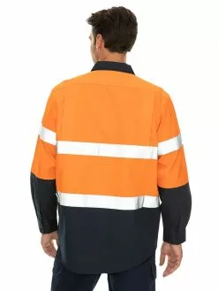 Shirts Lowes Long Sleeve Hi-Vis Tape Orange Shirt