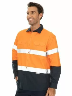 Shirts Lowes Long Sleeve Hi-Vis Tape Orange Shirt -Traders Country Sales 47489 s lowes 1