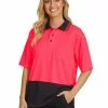 Tops Traders Pink Cool Dry Hi-Vis Polo -Traders Country Sales 47541 01 1